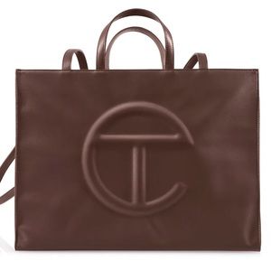 Telfar Large Shopping Bag Chocolate - brand new NWT